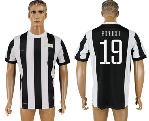 Juventus #19 Bonucci 120th Anniversary Soccer Club Jersey - Click Image to Close